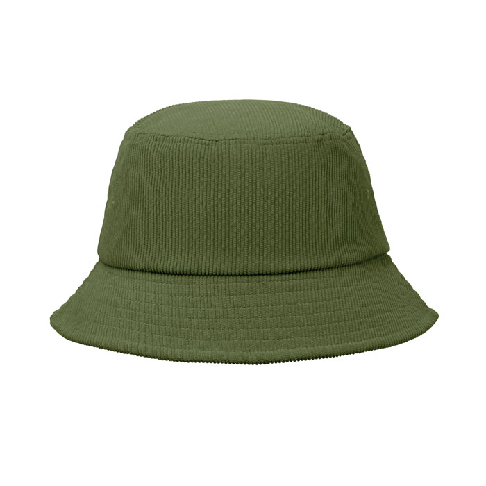 Bob en velours côtelé à personnaliser 220 g/m² Scoop vert armée vert